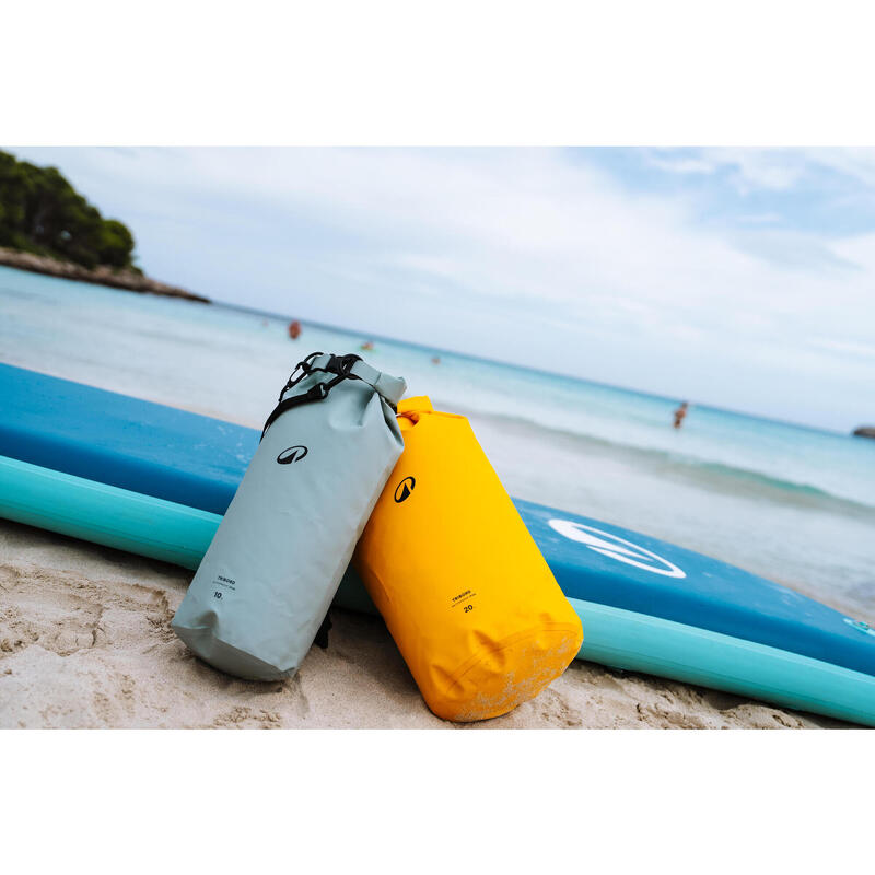 Waterdichte tas IPX6 20 l geel