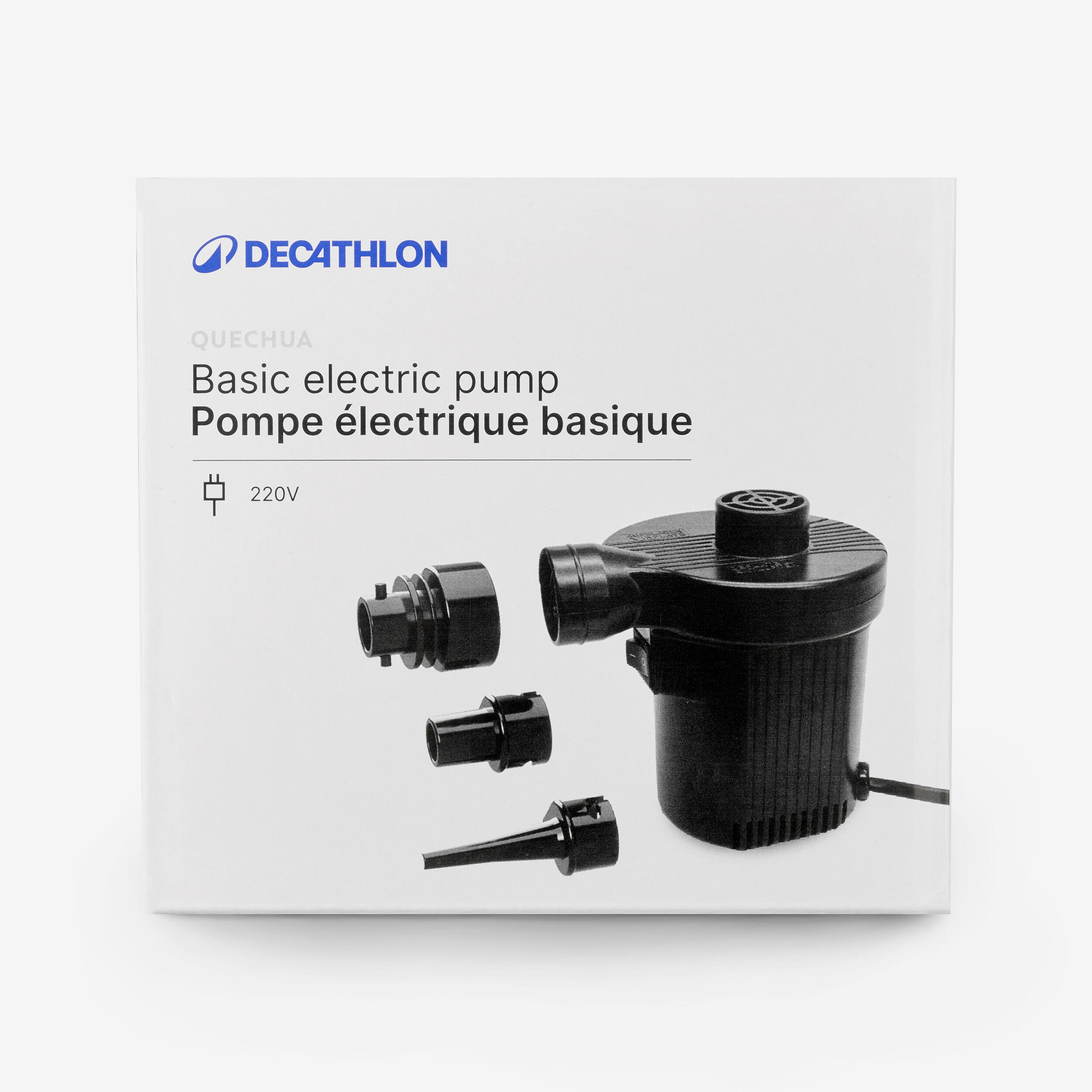 Pompe électrique pour matelas de camping, sur secteur 3/3