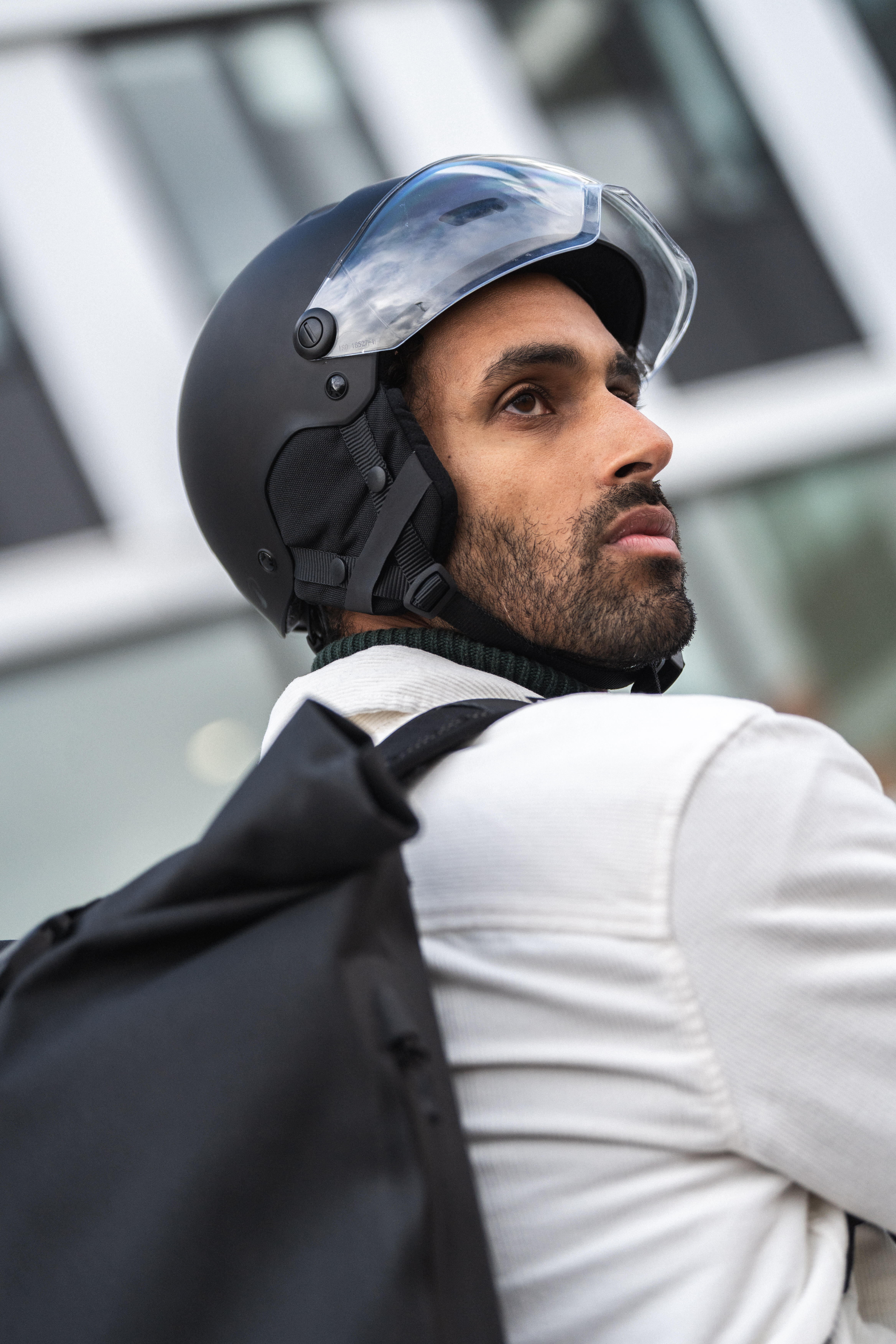 Casque de vélo de ville avec visière – CBH 580 - BTWIN