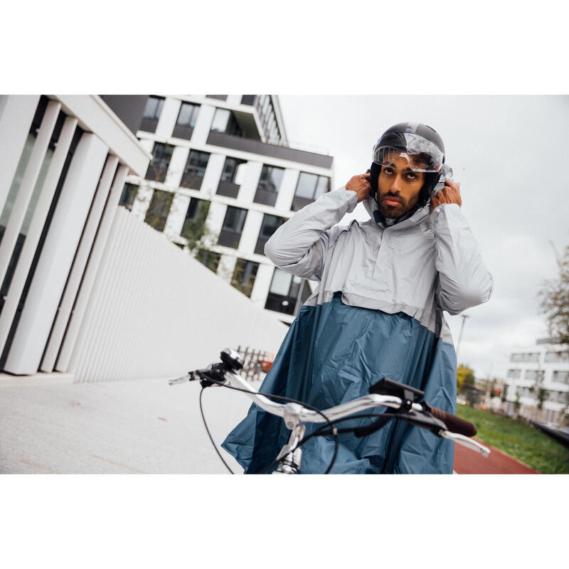 Casque vélo ville avec visière - cbh 580 noir