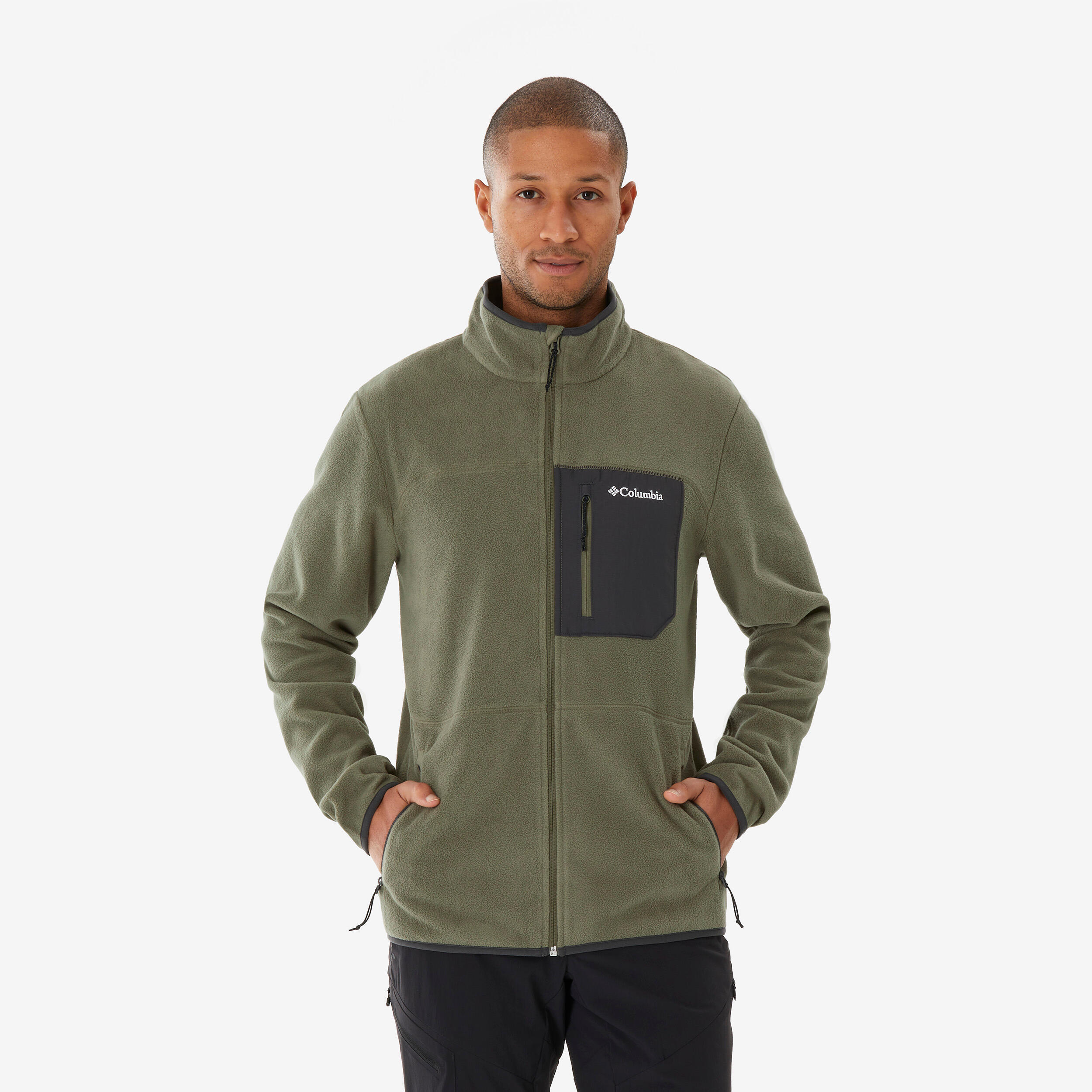 Pull Polaire Homme Imperméable Coupe-vent - Pour Randonnée, Sport, Extérieur, Couleur Patchwork