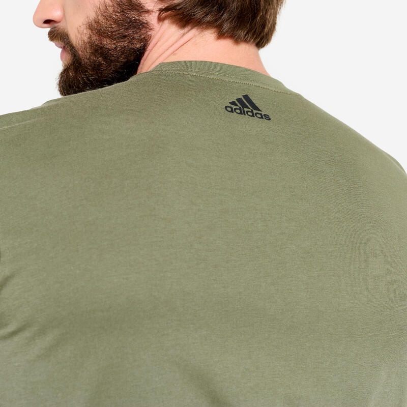 Tricou de fitness ADIDAS Verde Bărbați