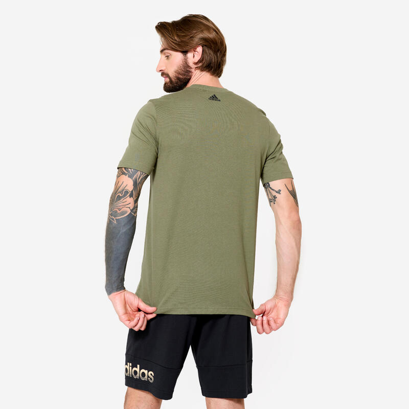 Tricou de fitness ADIDAS Verde Bărbați