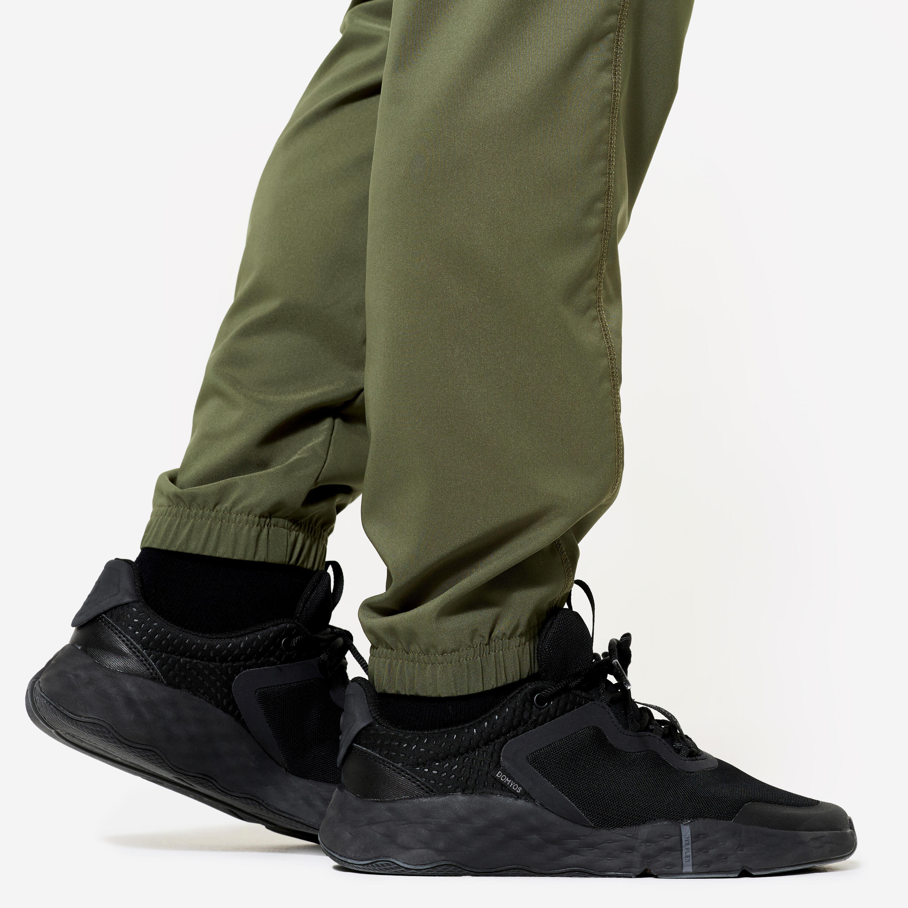 Ademende fitnessbroek voor heren normale pasvorm 7/8