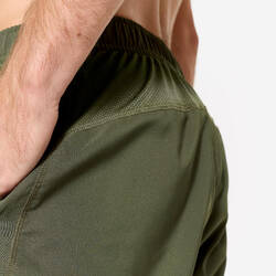 Men's Fitness Breathable Regular Fit Bottoms - Khaki Green