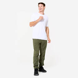 Men's Fitness Breathable Regular Fit Bottoms - Khaki Green