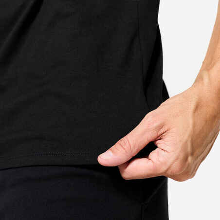 Men's Fitness T-Shirt Sportee 100 - Black