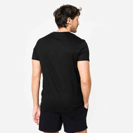 Men's Fitness T-Shirt Sportee 100 - Black
