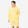 Sweat à capuche de fitness homme, jaune