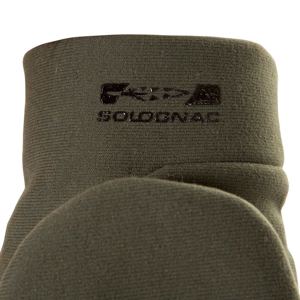 Jagdhandschuhe Softshell 500 grün