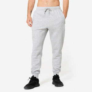 Pantalón Fitness Hombre Gris Slim