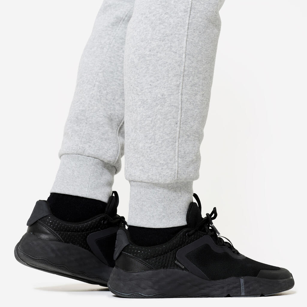 Pantalón de fitness de muletón azul oscuro para hombre