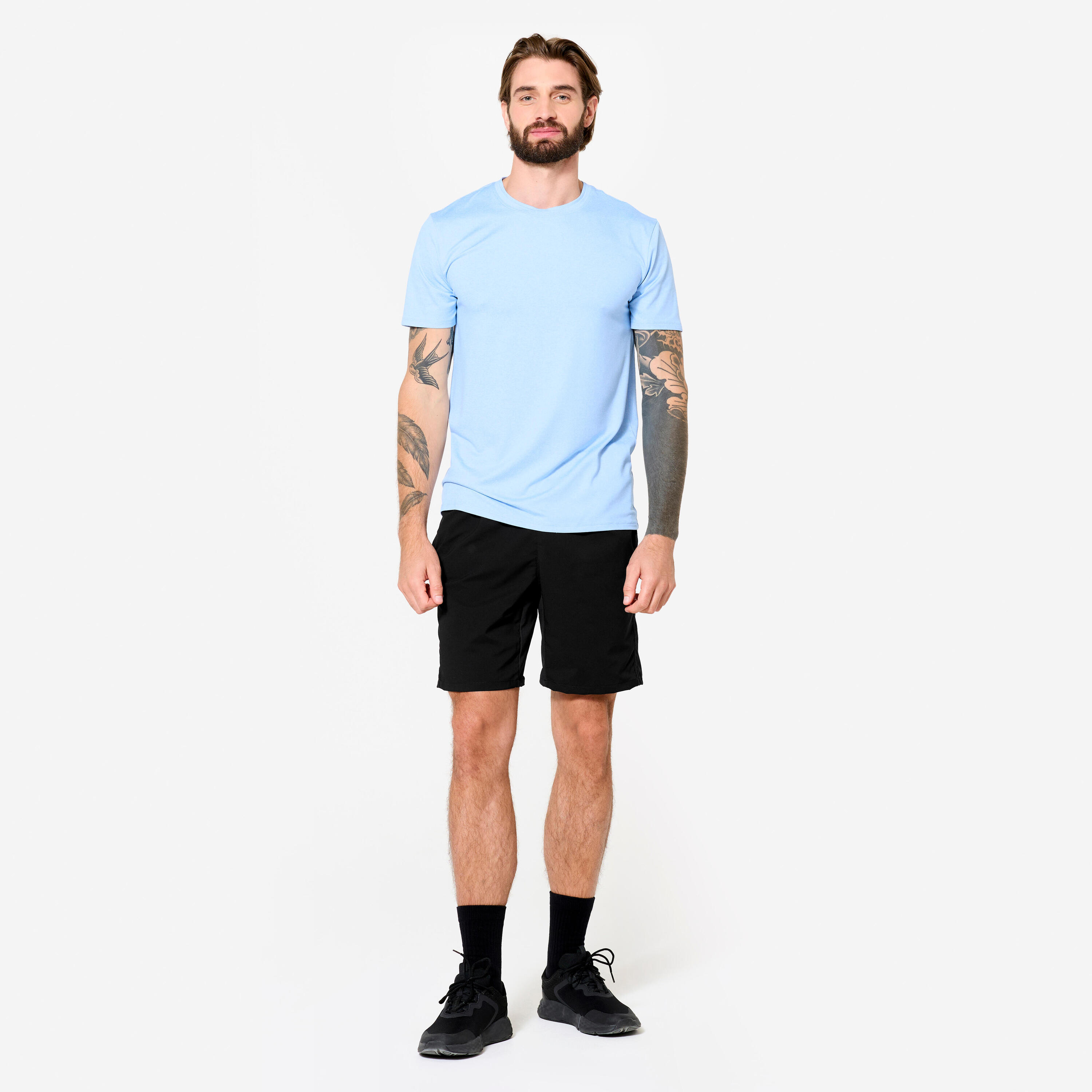 Shirt voor lichte fitness man, blauw 2/6