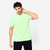T-shirt fitness homme col rond manches courtes, vert clair