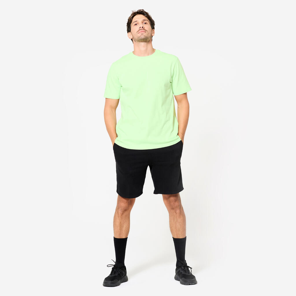 Ανδρικό T-Shirt γυμναστικής σε ίσια γραμμή - Γαλάζιο