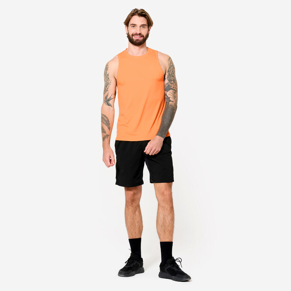 Koszulka fitness męska Domyos bez rękawów