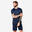 Tricou respirant fitness decolteu rotund Bleumarin Bărbați