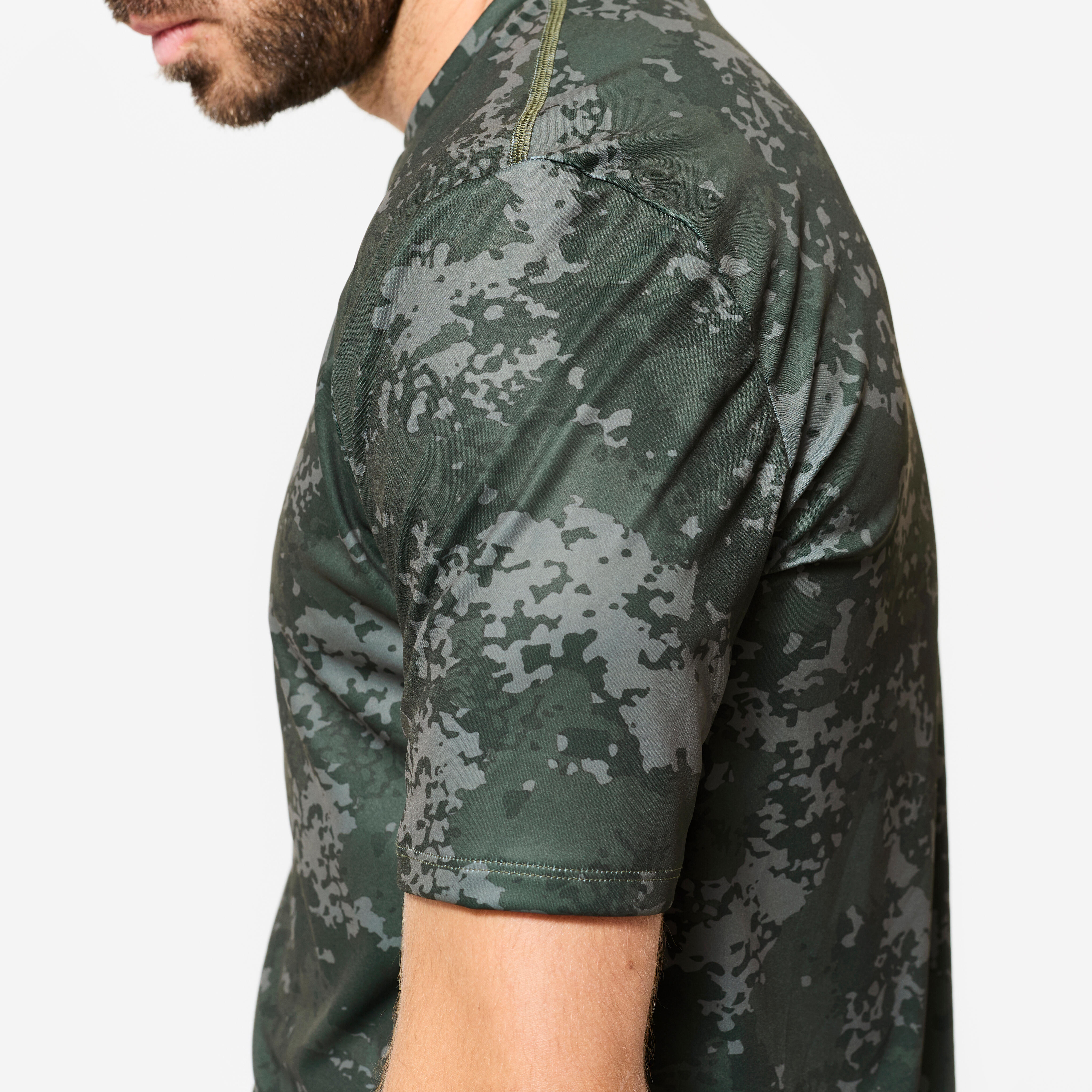 Men's Short-Sleeved Crew Neck Breathable Sport T-Shirt - DOMYOS