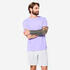 Crew Neck Short-Sleeved Breathable Men's Gym T-Shirt 120- Lavender Purple