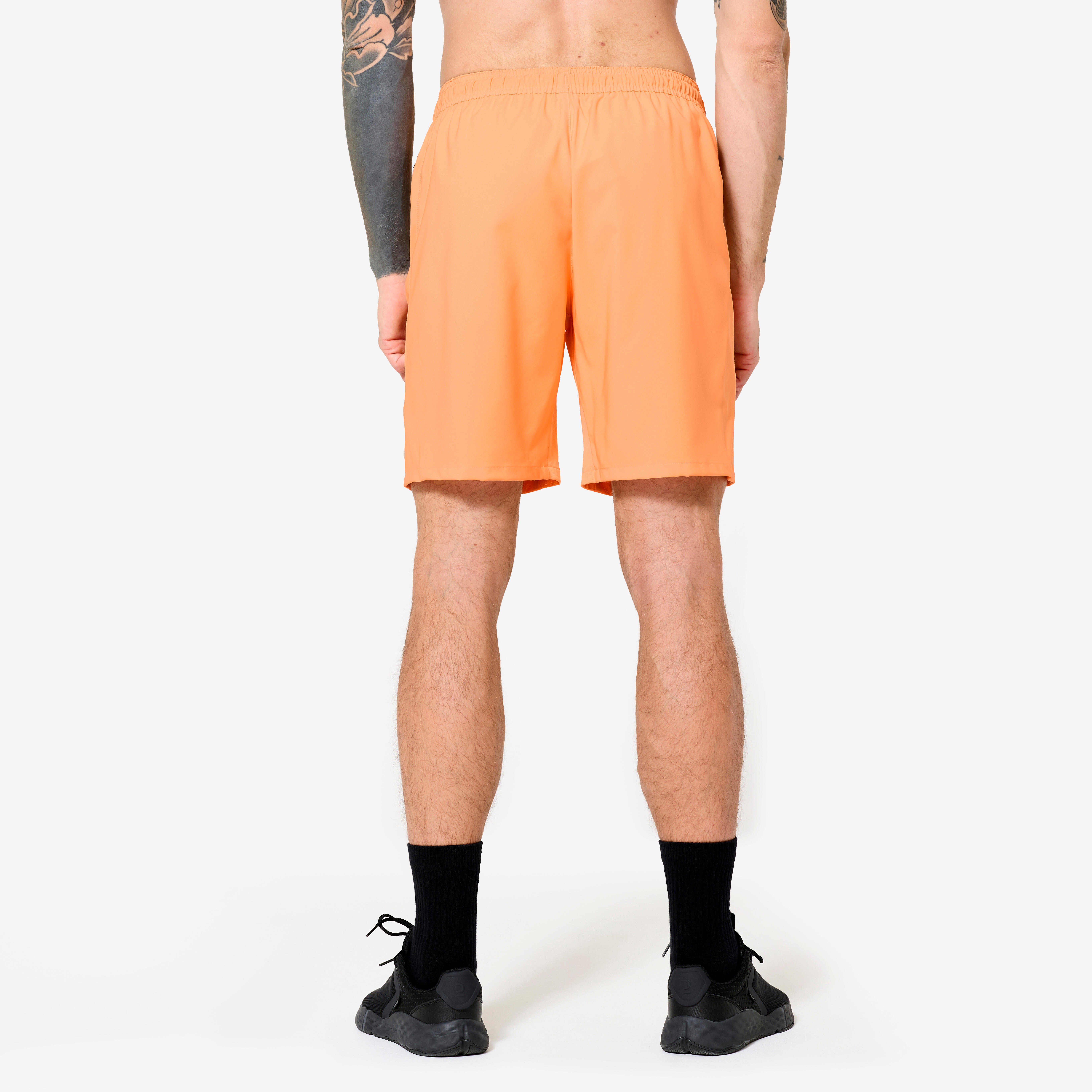 Men's Breathable Fitness Shorts with Zip Pockets, 120 - DOMYOS