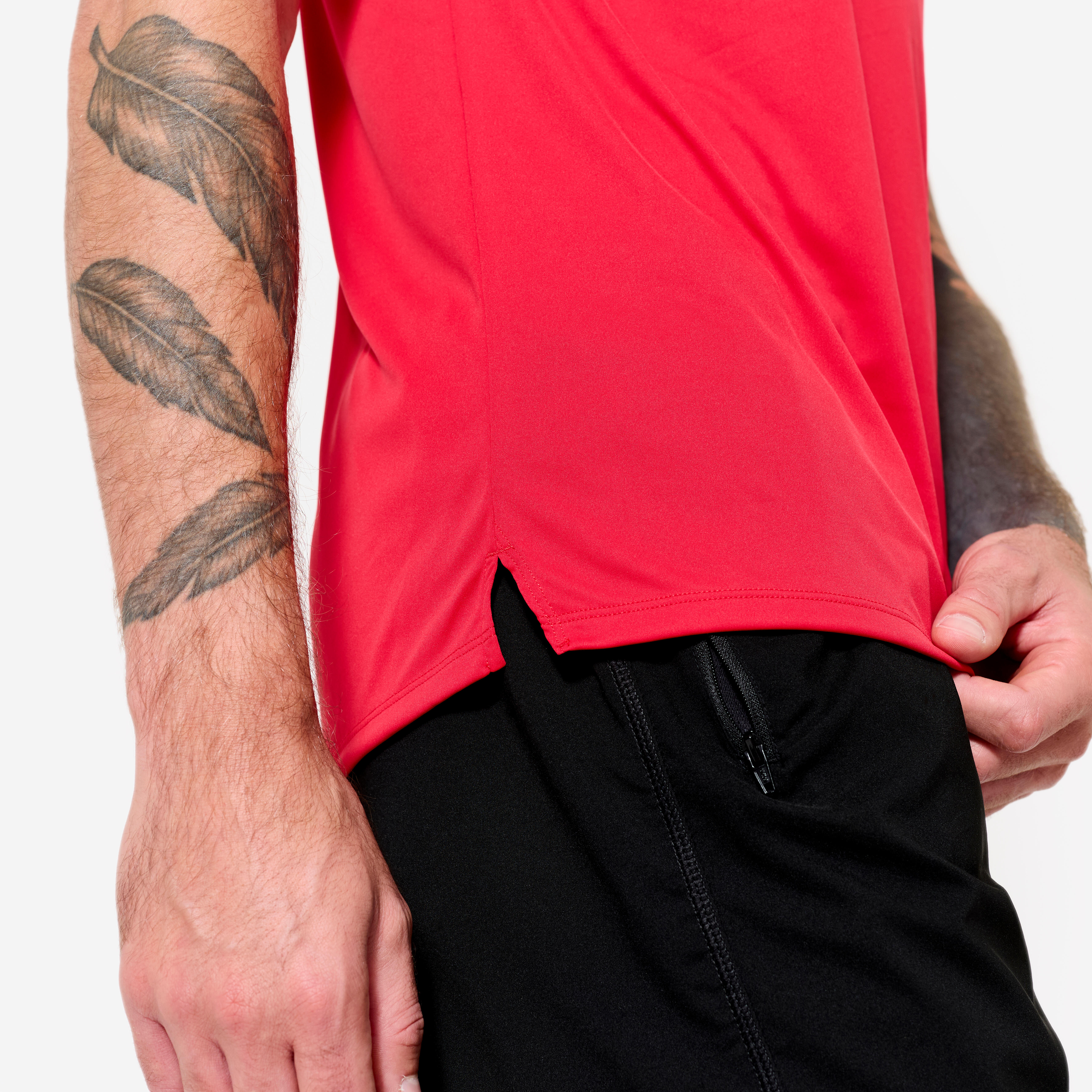 T-shirt à manches courtes respirant col rond homme - DOMYOS