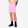 Men Gym Shorts Stretchable, Quick Dry with Zip Pockets - Begonia Pink