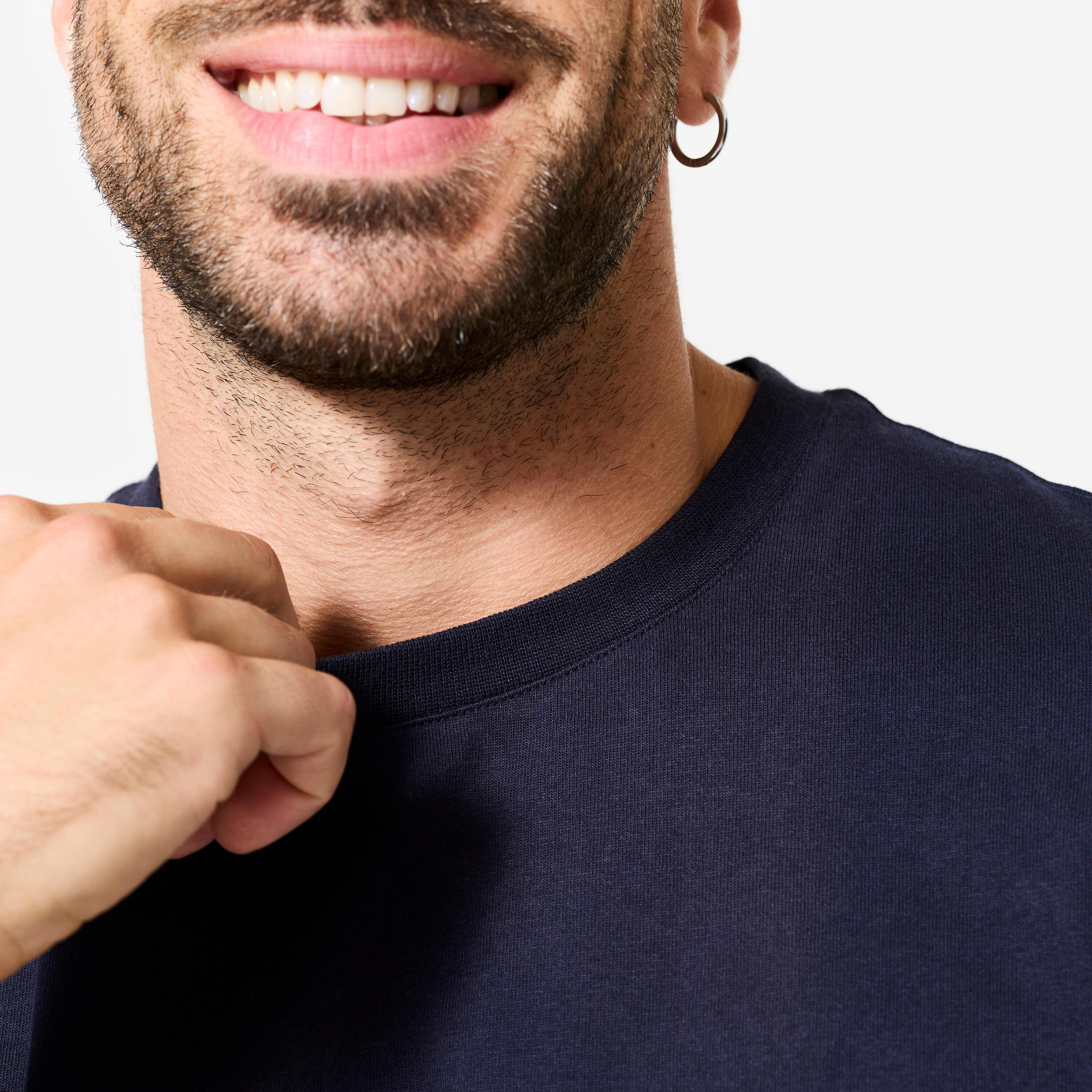 T-shirt de sport en coton homme, 500 5/8