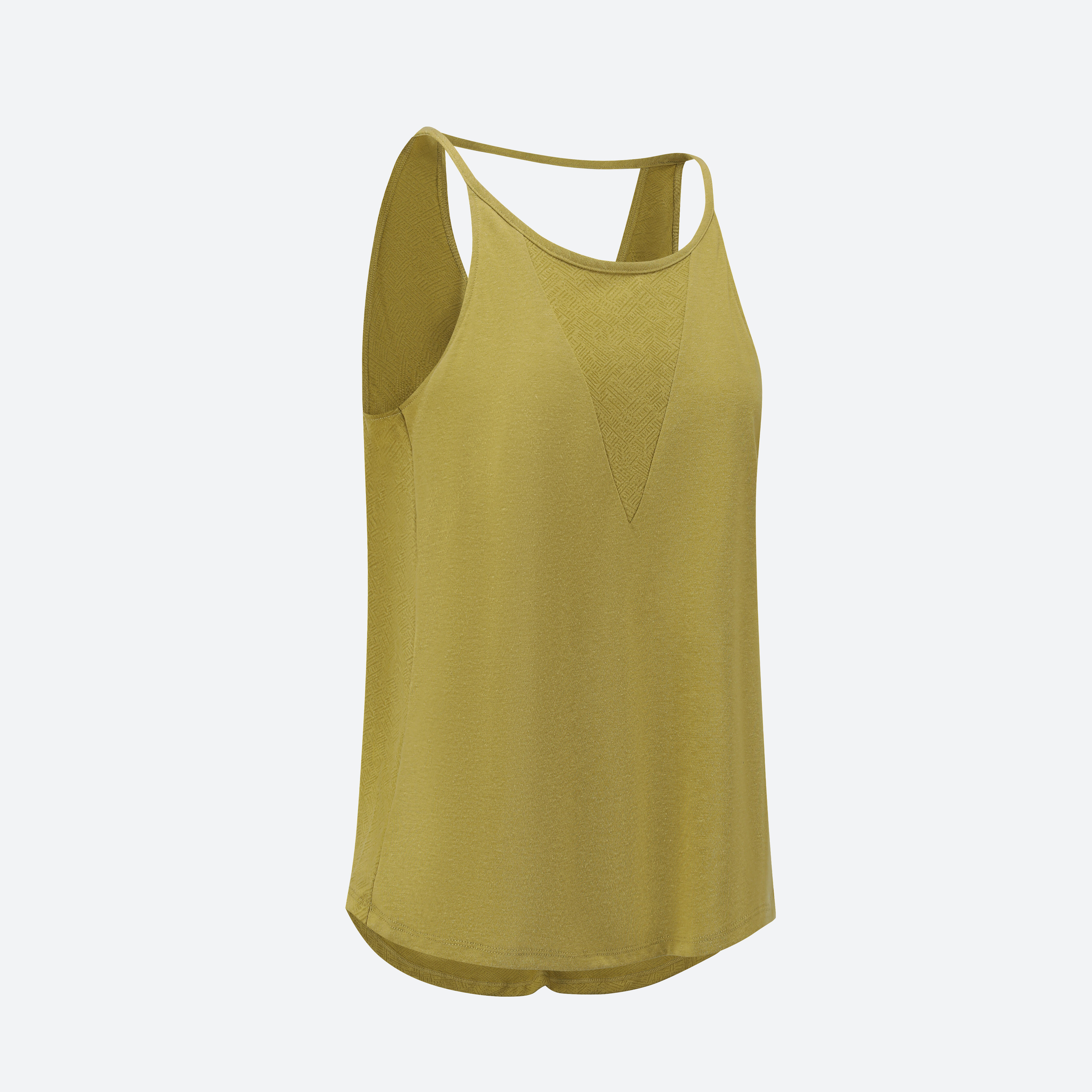 Quechua Women's NH500 Hiking Tank Top - Khaki