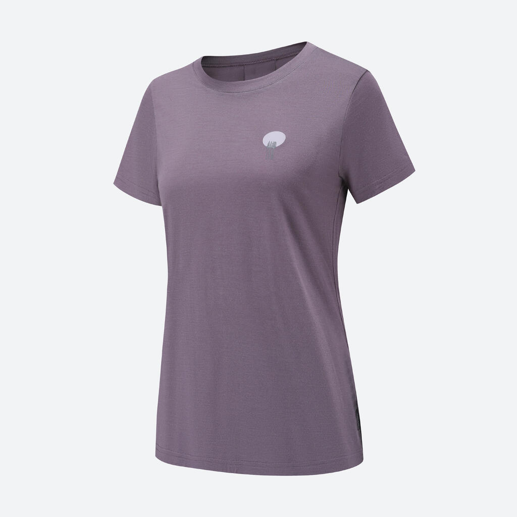 T-SHIRT EN LAINE TRAVEL 500 FEMME