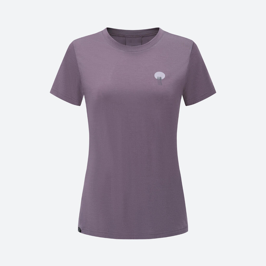 T-SHIRT EN LAINE TRAVEL 500 FEMME