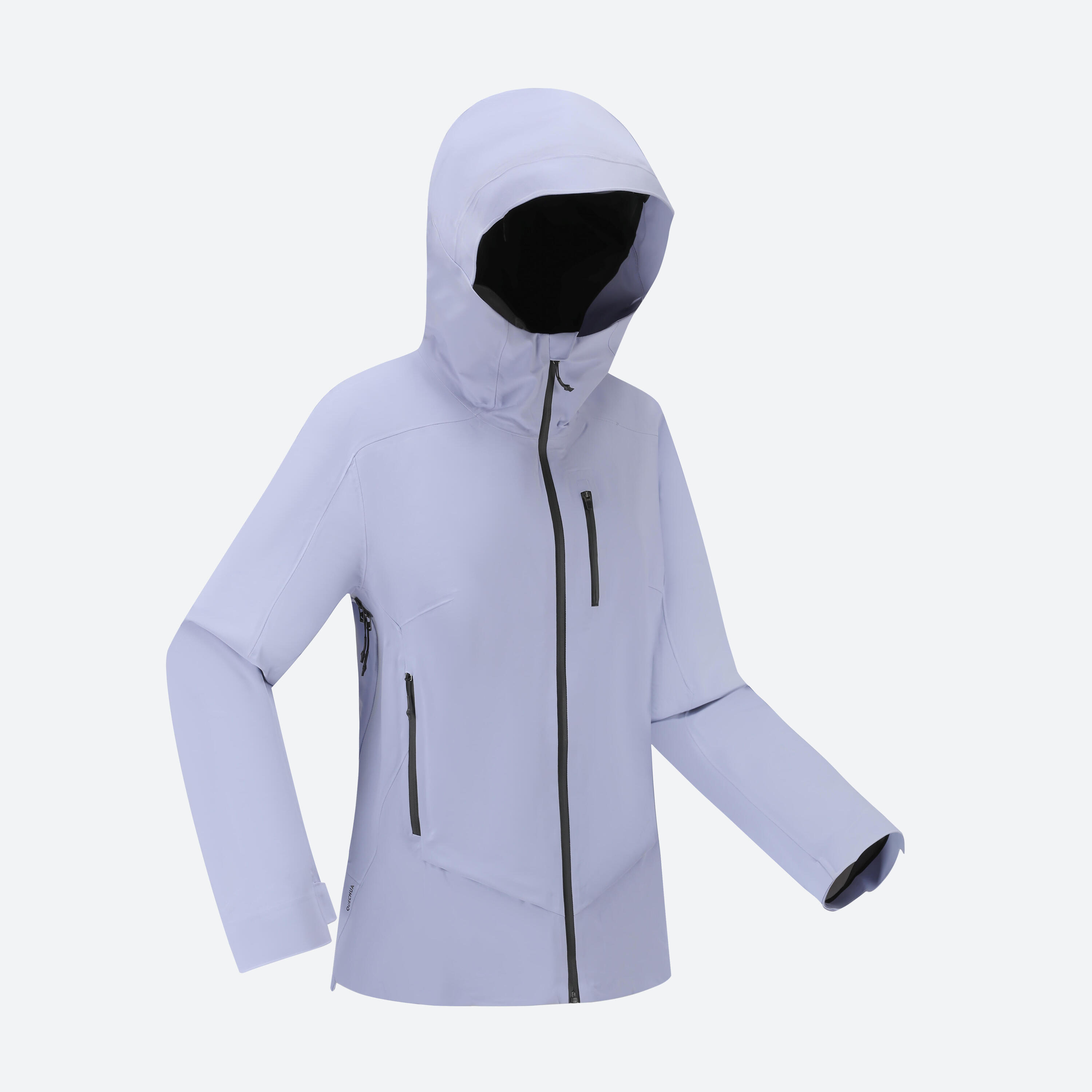 Chaqueta impermeable de montaña y trekking con capucha Mujer Quechua MH900 9/15