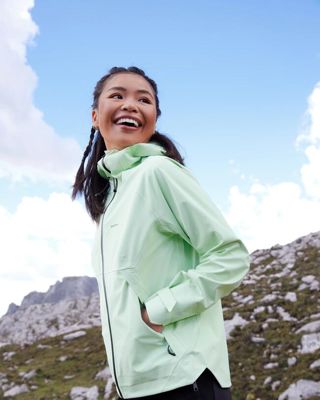 Leggings resistentes para trekking y viajes Mujer Travel 500 - negro