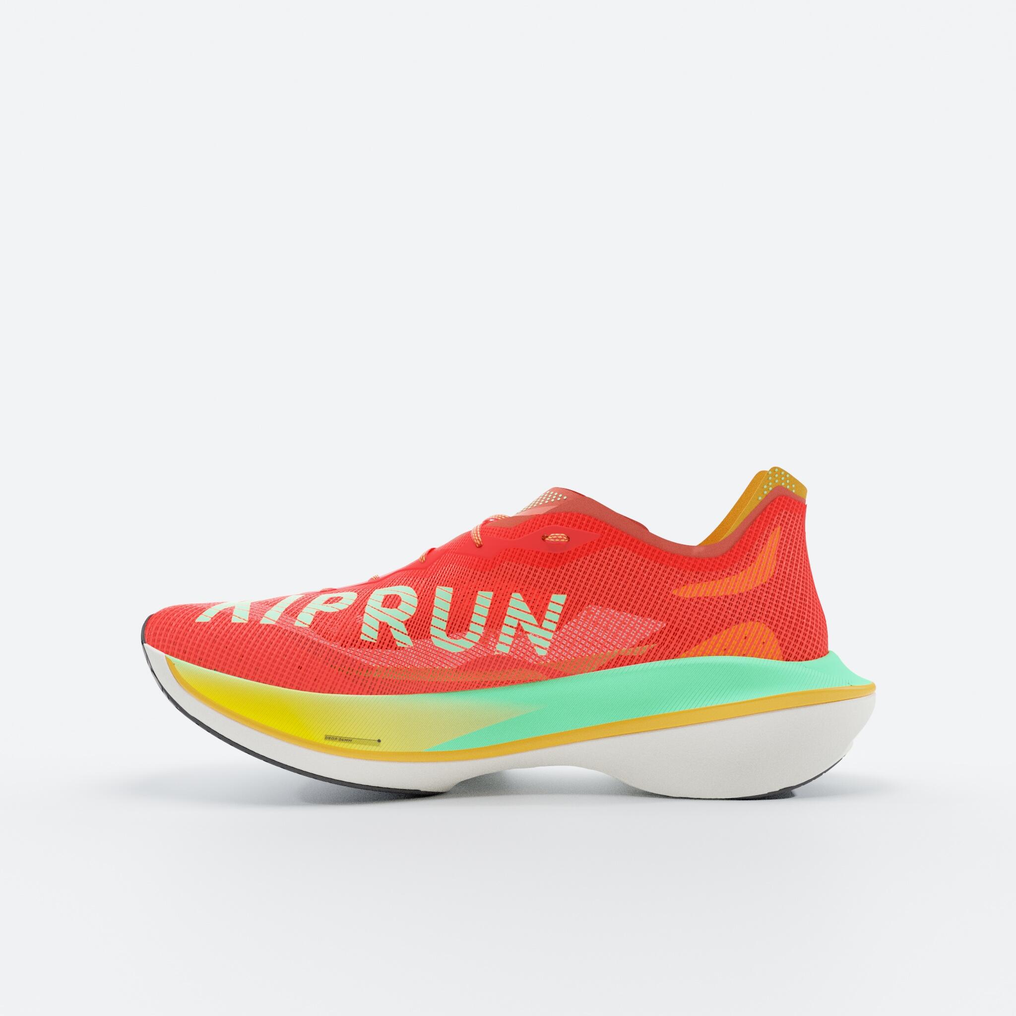 Laufschuhe Herren mit Carbon-Platte - KD900X LD2 orange/grün 6/10