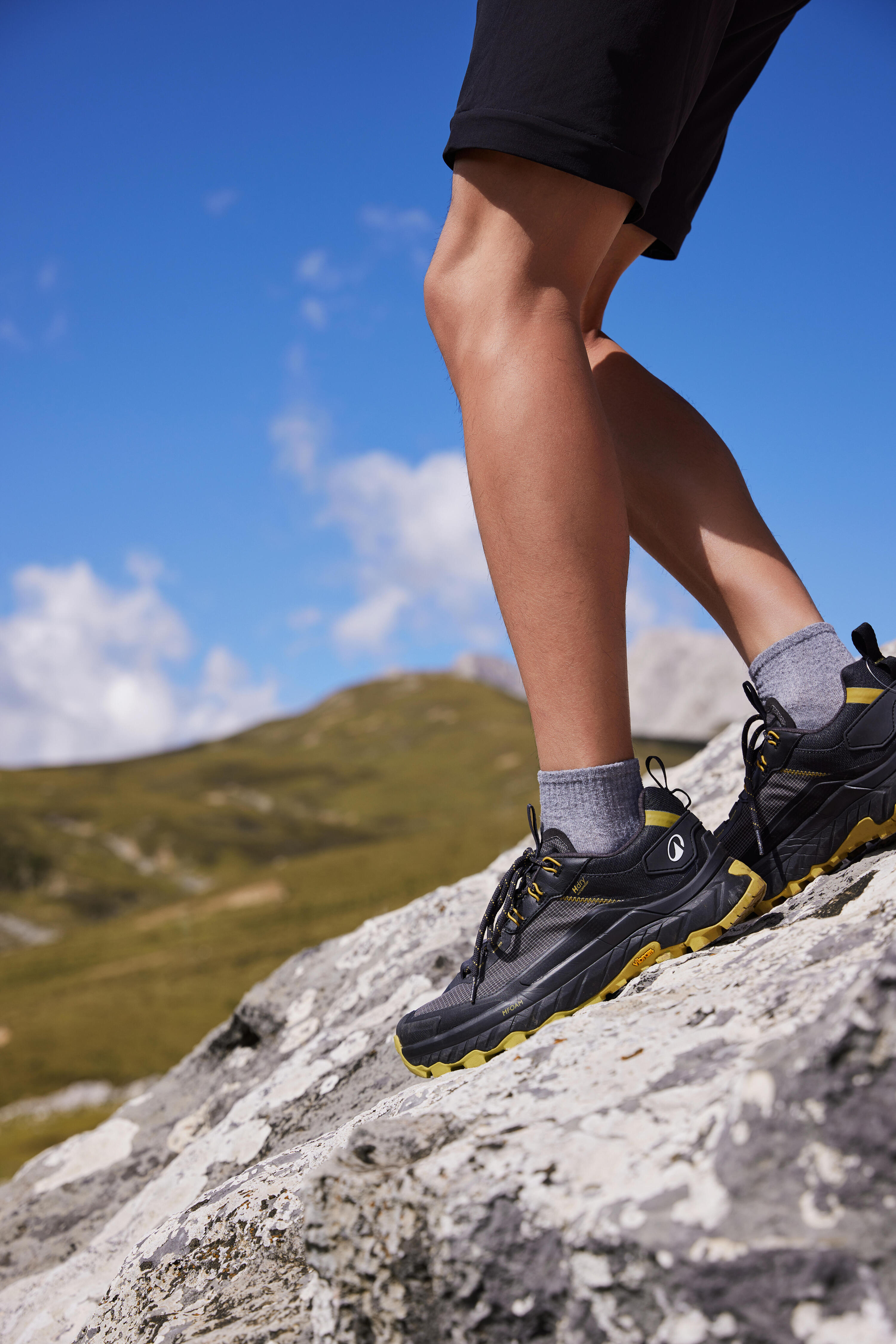 Waterdichte lage wandelschoenen MH900 voor heren zwart 11/17