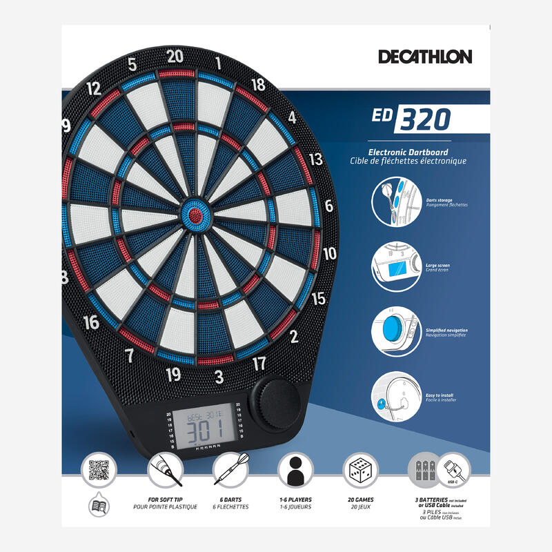 Elektronische Dartscheibe ED320