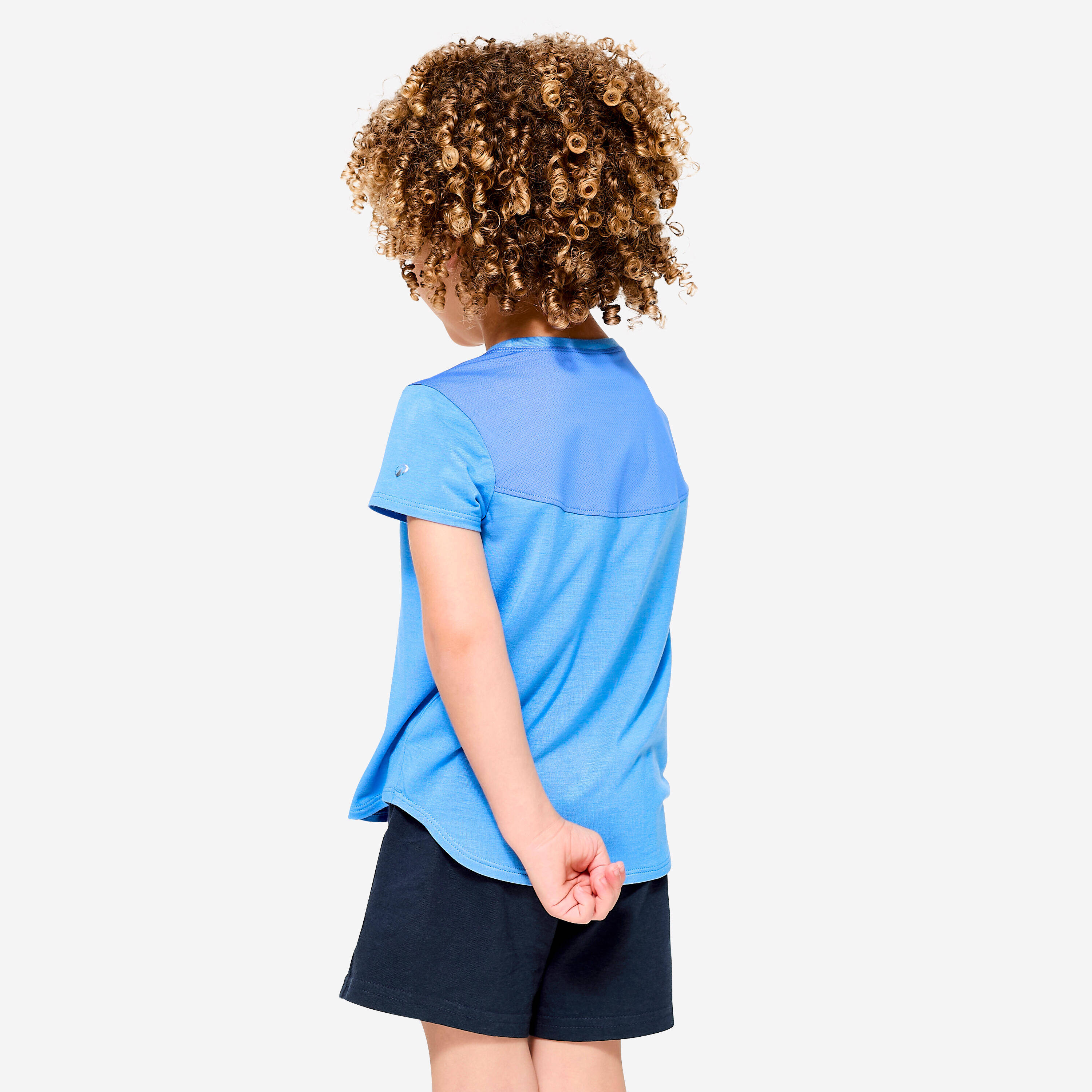 Kids' Baby Gym Lightweight Breathable T-Shirt - Blue -  4