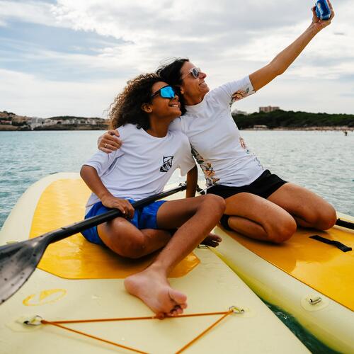 Şişme Stand Up Paddle Seti - 10'6' - 1 veya 2 Kişilik - Mavi - 100 