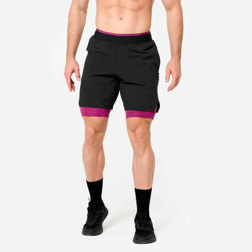 
      Men's Breathable Lightweight Cross Training Performance Shorts Celliant - Grey
  