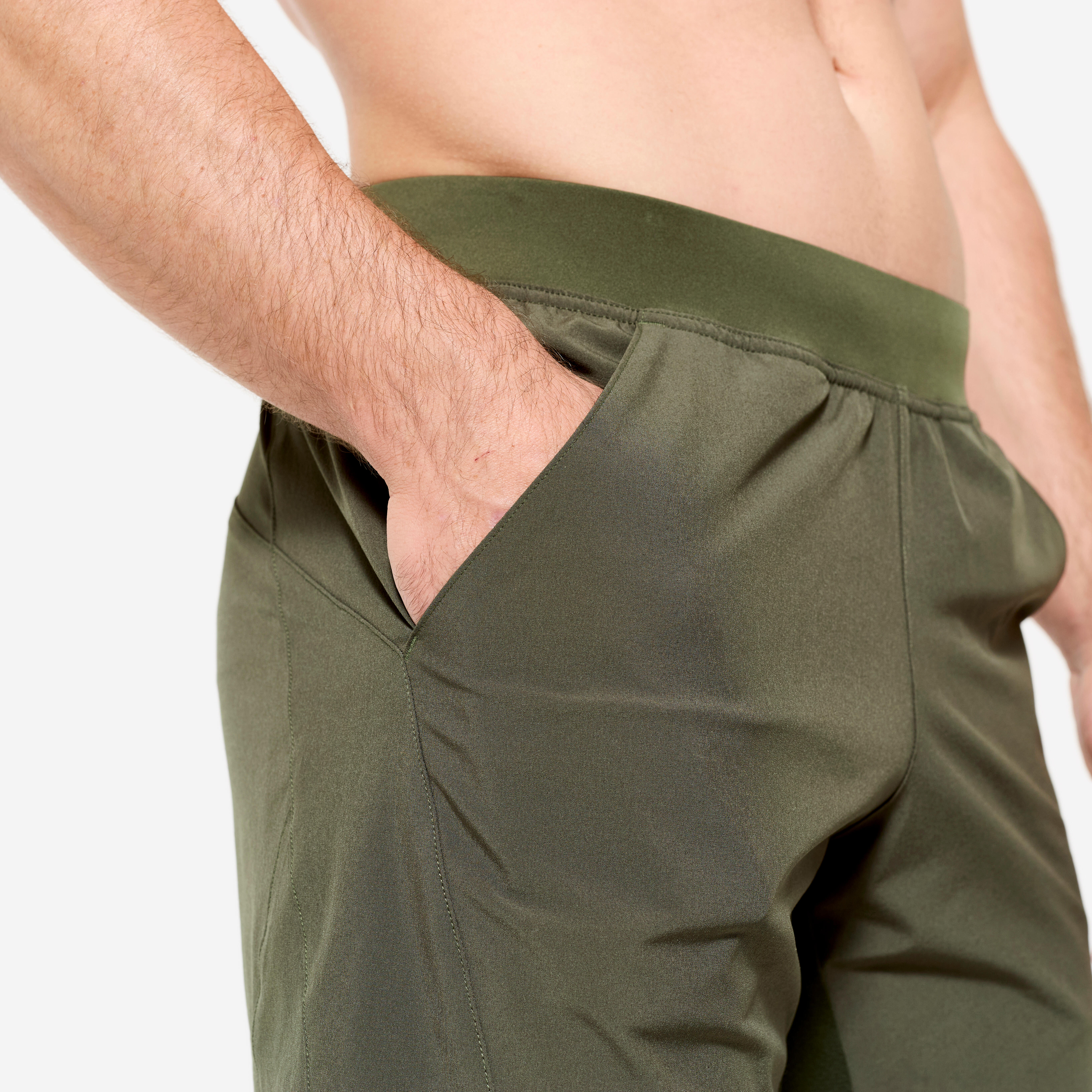 Men's Zip Pocket Breathable 2-in-1 Shorts – 500 - DOMYOS