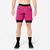 Short de fitness 2 en 1 respirant poche zippée homme, violet