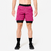 Short de fitness 2 en 1 respirant poche zippée homme, violet