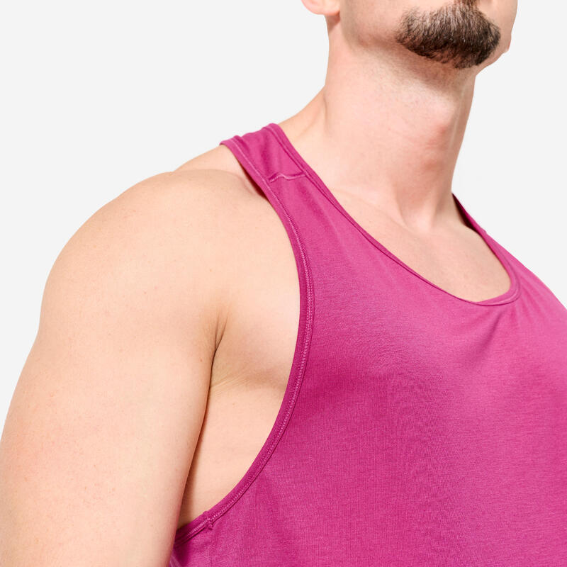 Férfi fitnesz stringer atléta trikó