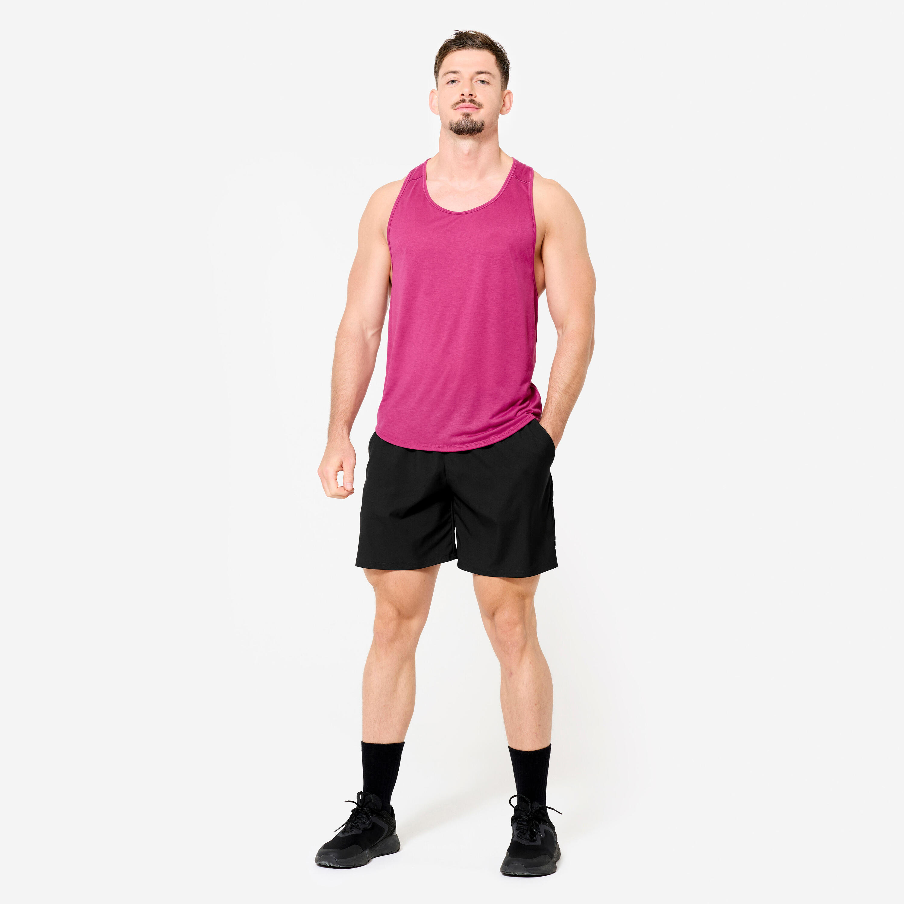 Camisole de musculation à dos nageur homme 2/8