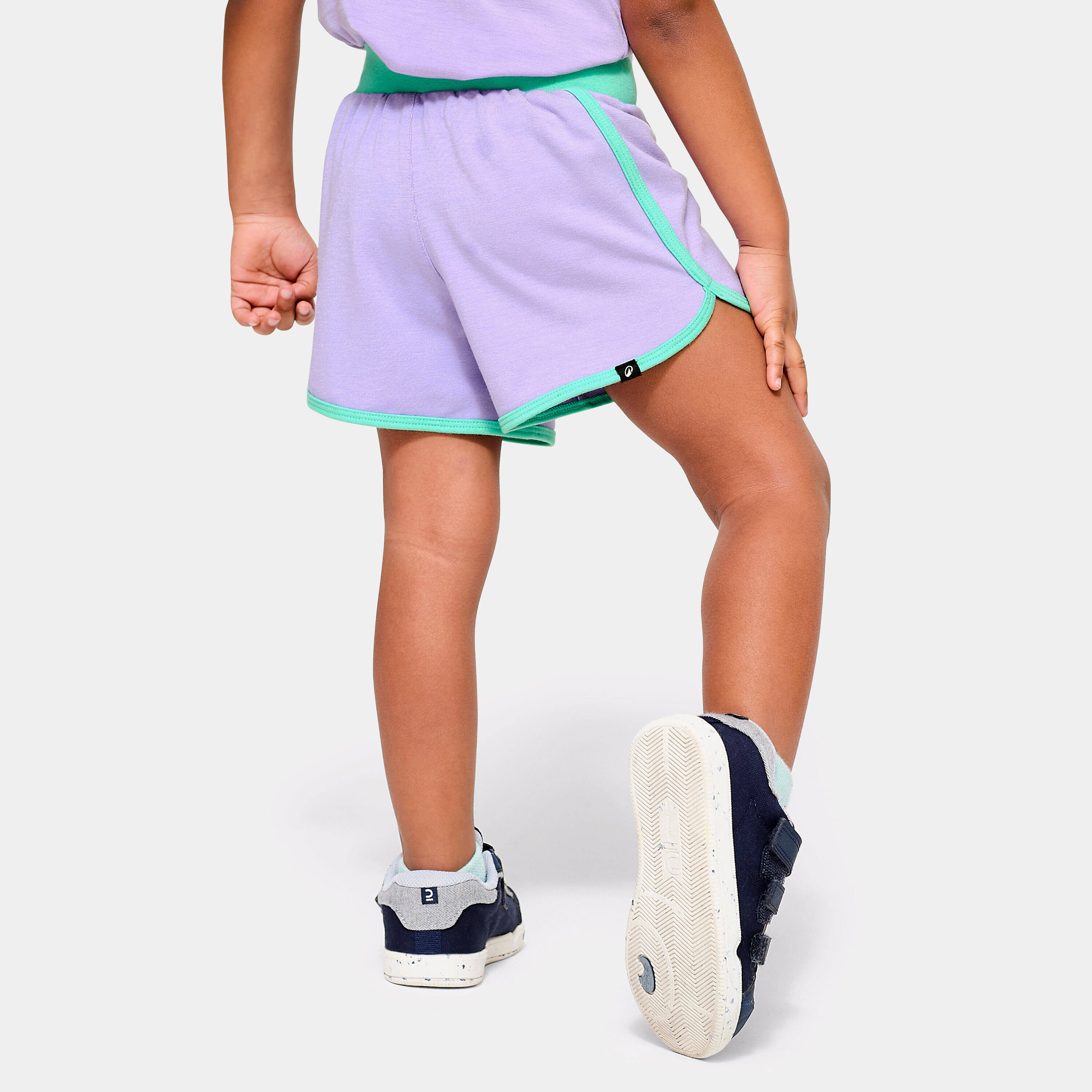 Kids Adjustable 500 Shorts | 24M - 6Y | Purple & Green -  4