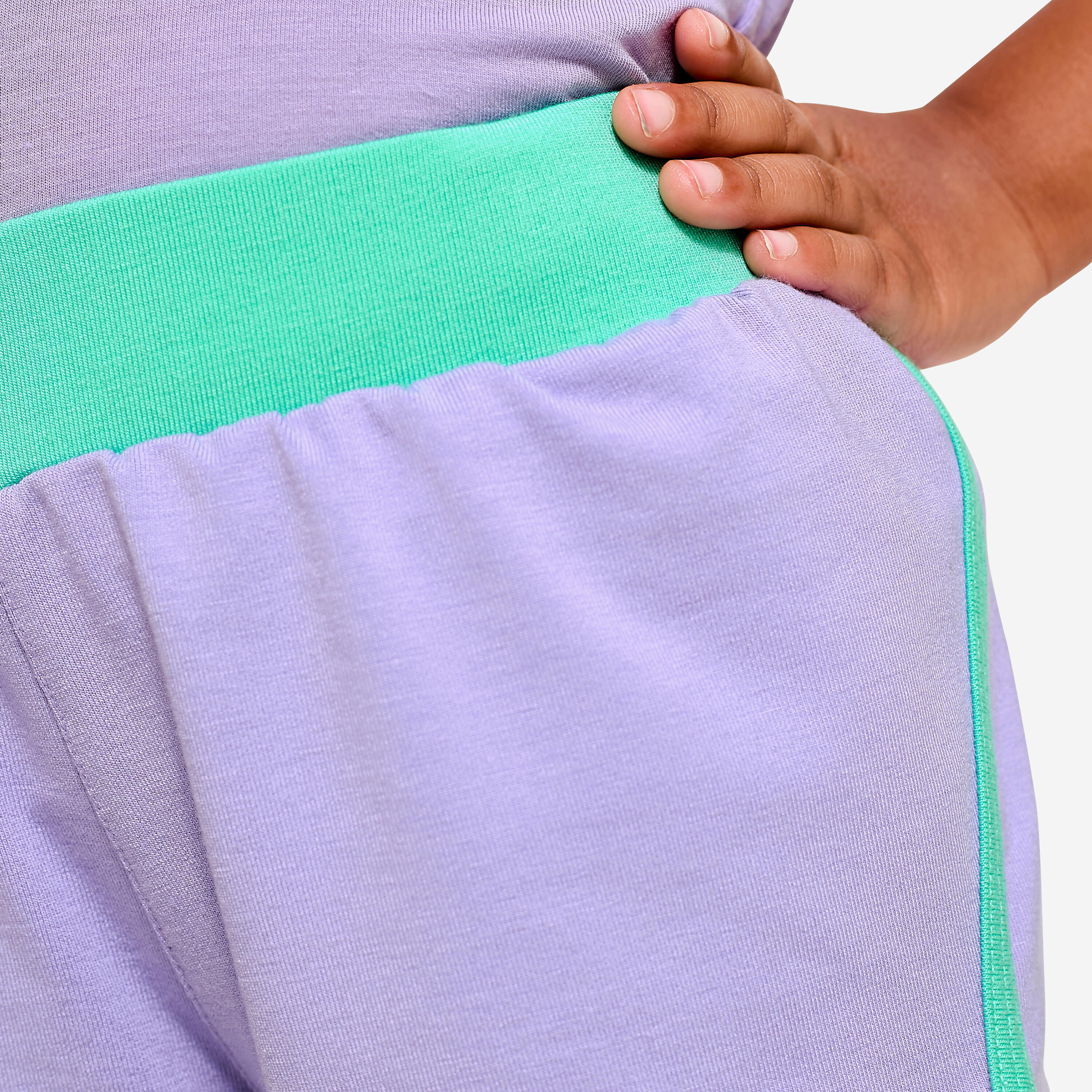 Kids Adjustable 500 Shorts | 24M - 6Y | Purple & Green