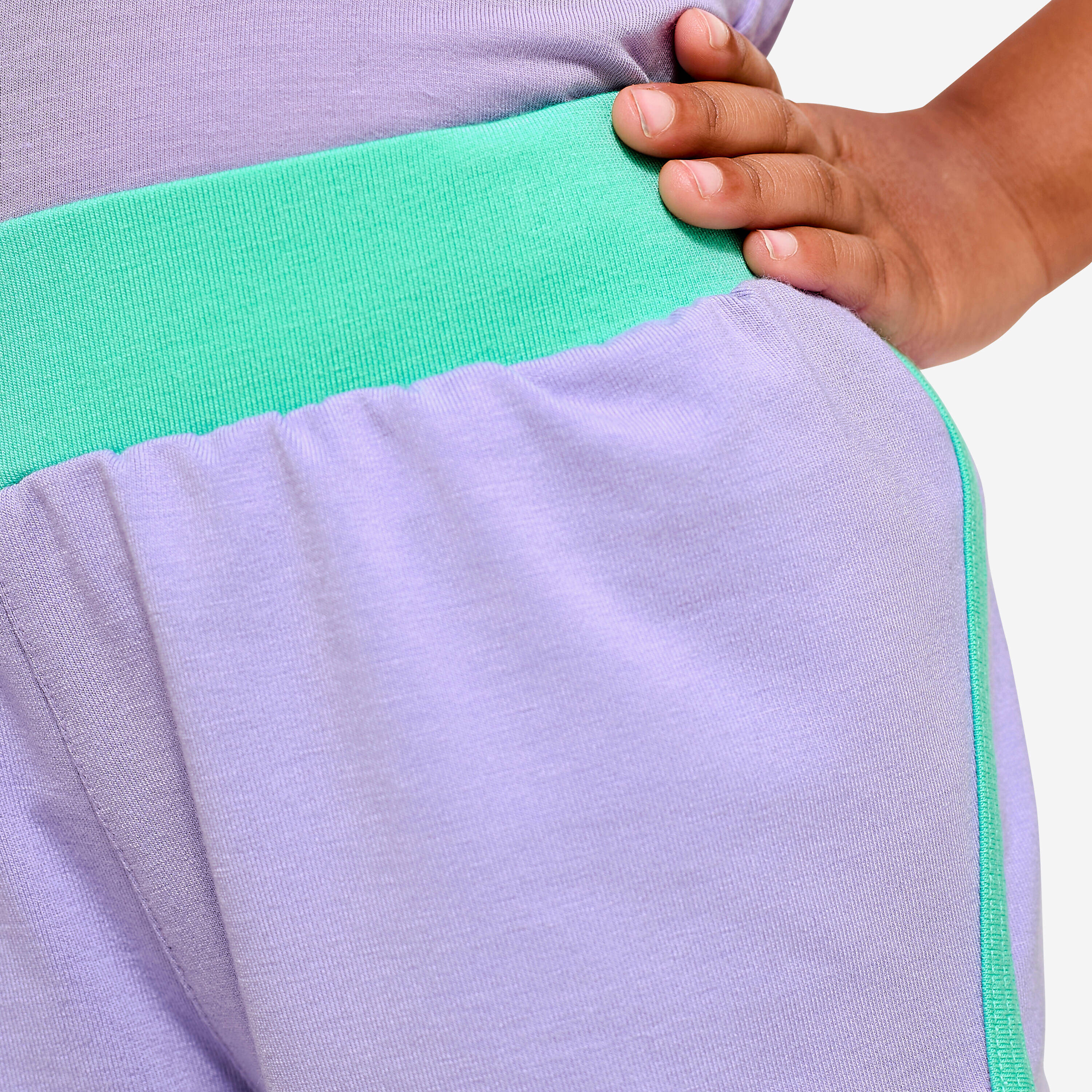 Kids Adjustable 500 Shorts | 24M - 6Y | Purple & Green -  3