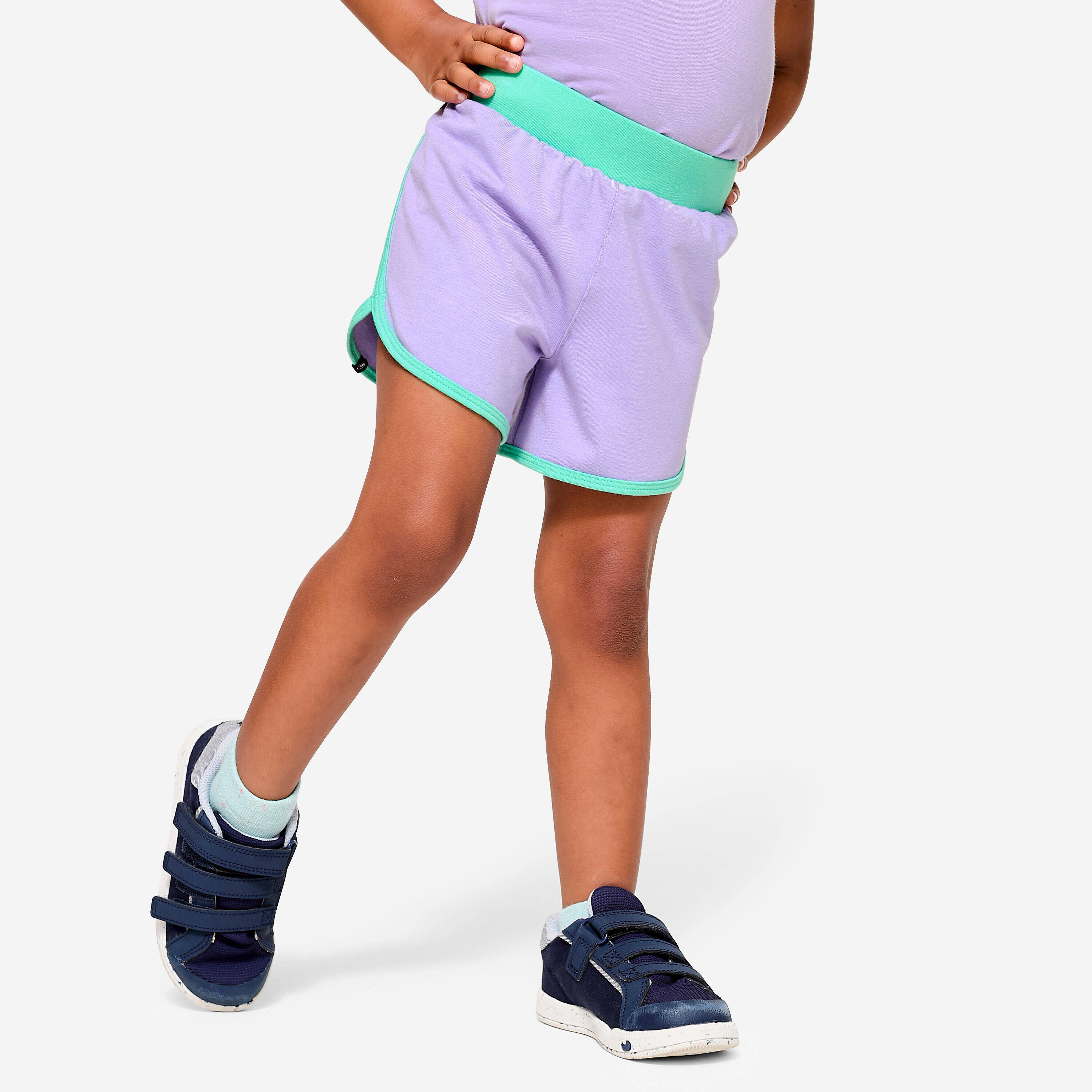 Kids Adjustable 500 Shorts | 24M - 6Y | Purple & Green -  1