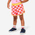 Kids Adjustable 500 Shorts _PIPE_ 24M - 6Y _PIPE_ Begonia Pink & Curry Yellow