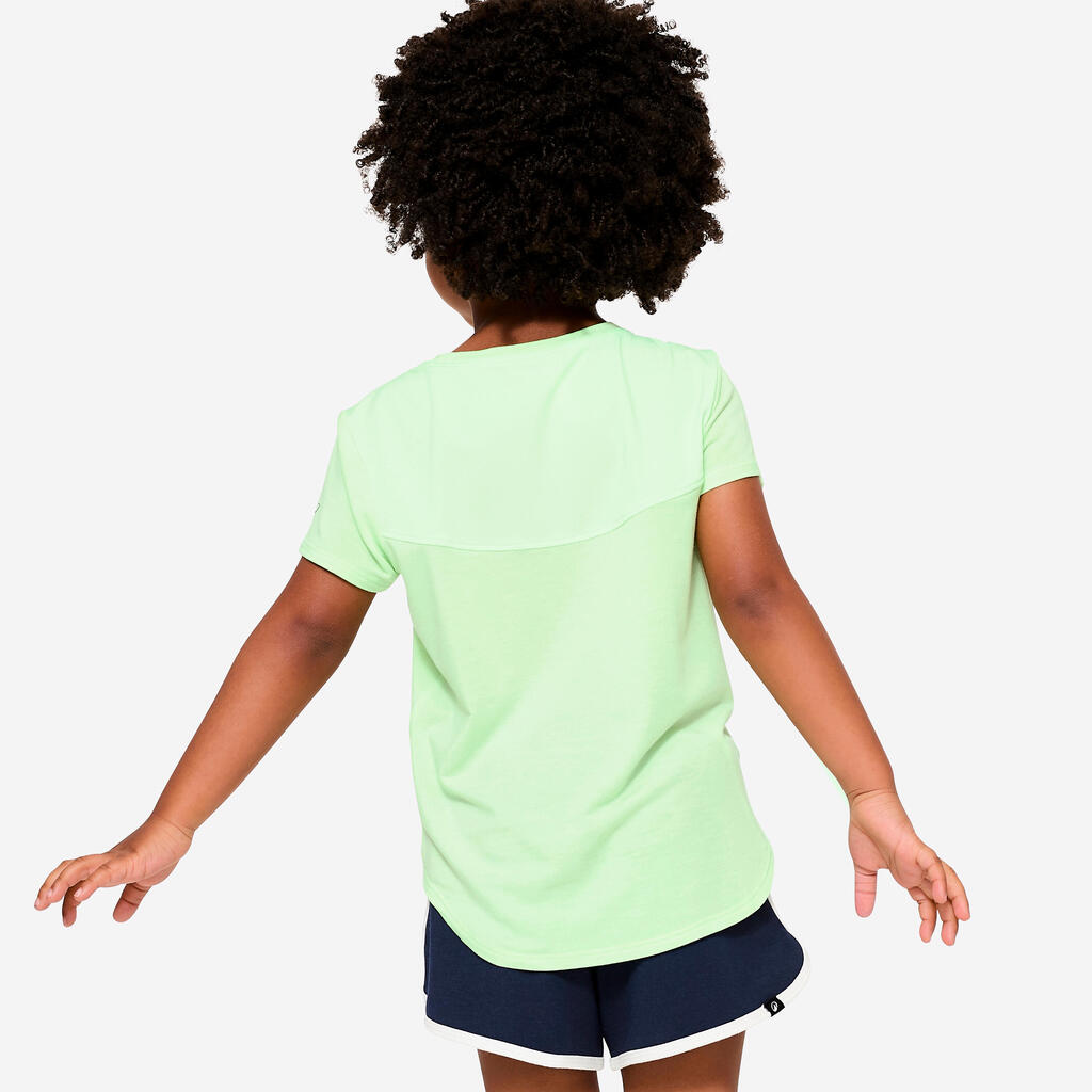 T-shirt babygym léger et respirant enfant, Vert