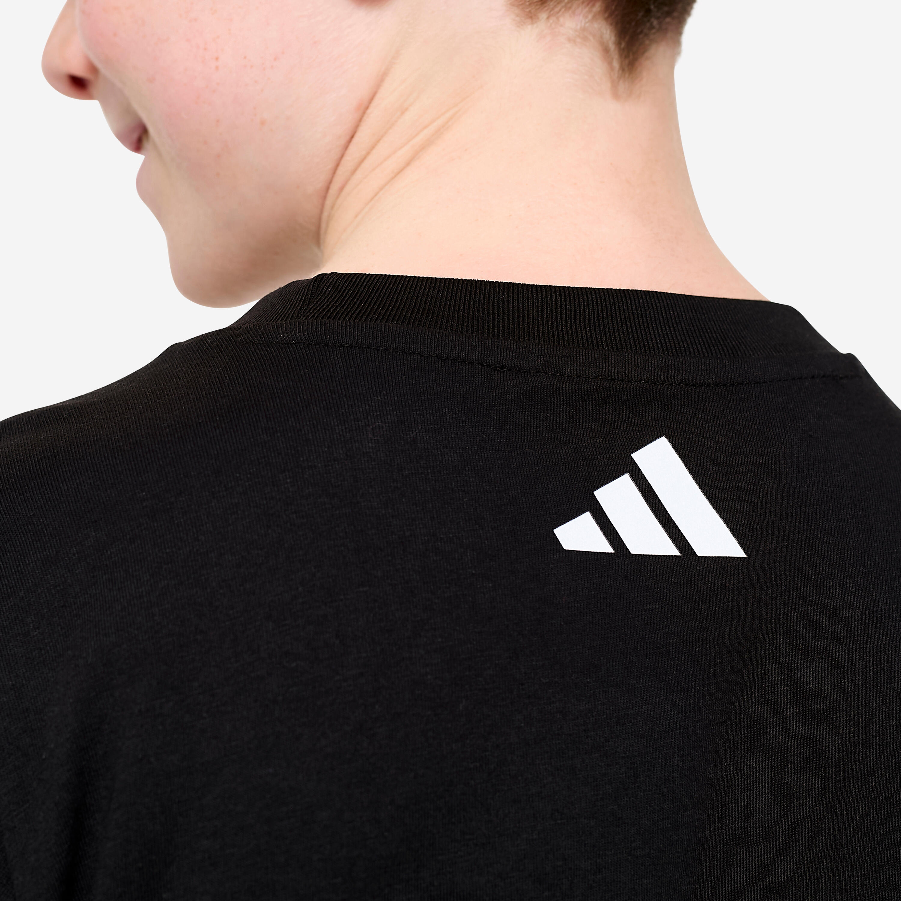 ADIDAS T-Shirt Kinder Baumwolle - schwarz  5/5